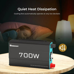 700W 12V Pure Sine Wave Inverter - Green Vista Living