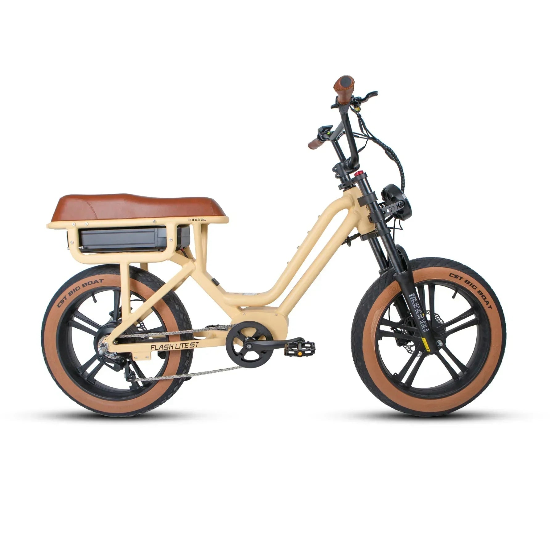 EUNORAU FLASH LITE ST 52V750W Fat Tire eMoped Electric Bicycle - Green Vista Living