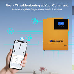 ECO-WORTHY 1560W 48V (8x195W) Complete Off Grid Solar Kit Eco-Worthy