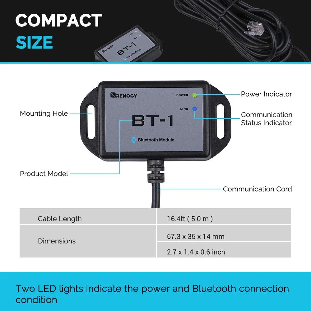 Renogy BT-1 Bluetooth Module (New Version) - Green Vista Living