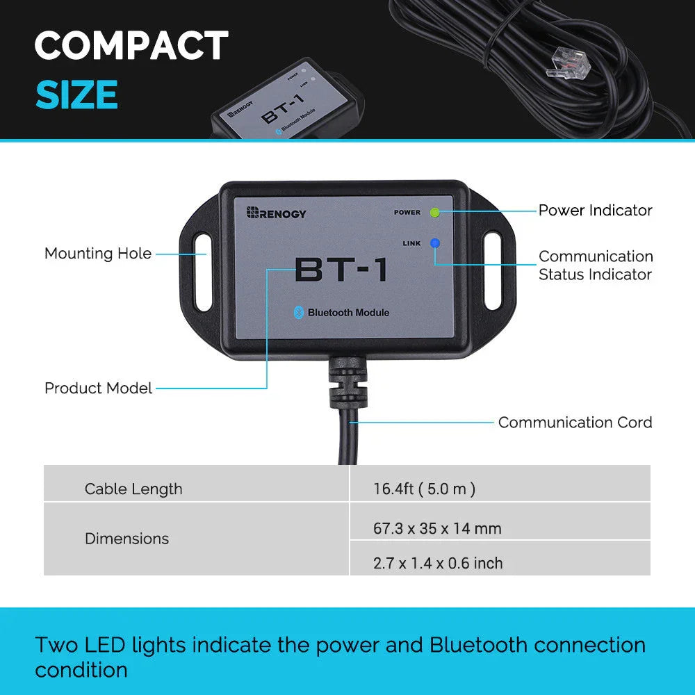 Renogy BT-1 Bluetooth Module (New Version) - Green Vista Living