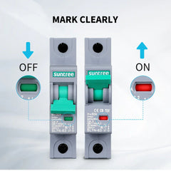 Renogy 10A/16A/32A/50A/63A 1P DC Miniature Circuit Breaker - Green Vista Living
