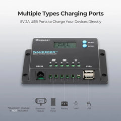 Renogy Wanderer 10A PWM Charge Controller - Green Vista Living