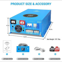 Sungold Power 18000W 48V Split Phase Pure Sine Wave Inverter Charger - Green Vista Living