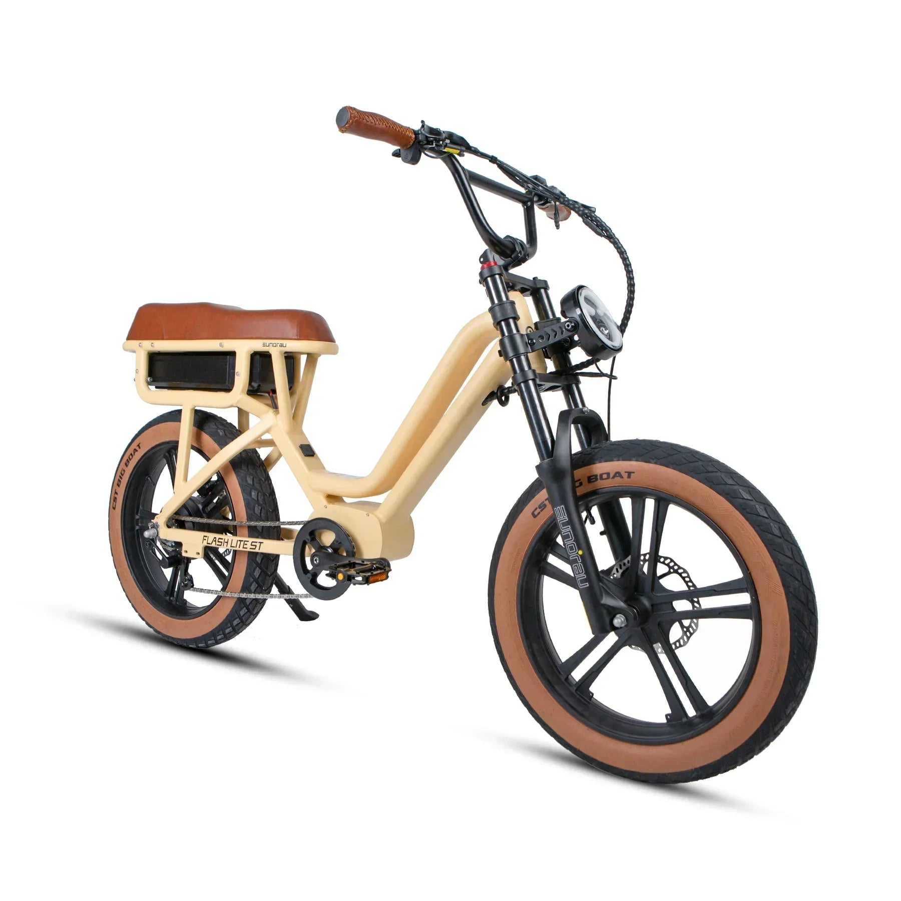 EUNORAU FLASH LITE ST 52V750W Fat Tire eMoped Electric Bicycle - Green Vista Living
