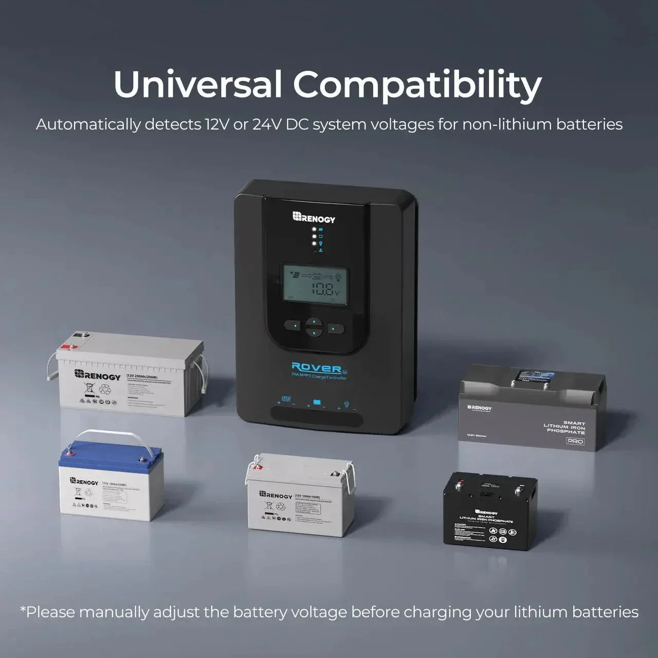 Rover Li 30 Amp MPPT Solar Charge Controller - Green Vista Living