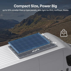 ShadowFlux™ N-Type Anti-Shading 200W 120W Solar Panel