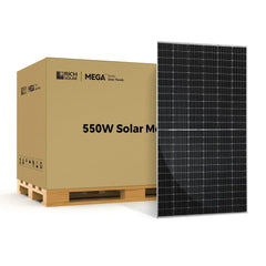 Rich Solar MEGA 550 Watt Solar Panel | Premium Grid-tie or Off-grid Solar Panel for Residential, Commercial, Agriculture - Green Vista Living