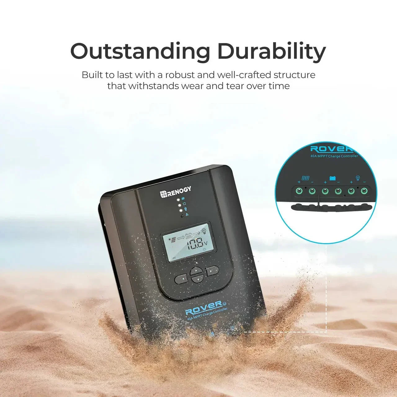 Rover Li 20/30/40/60/100 Amp MPPT Solar Charge Controller - Green Vista Living