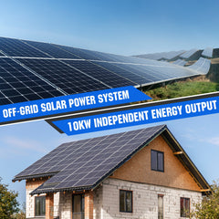 ECO-WORTHY Complete Off-Grid Solar Panel Kit | 2×5kW 120V/240V Output | 20.48kWh–30.72kWh Lithium Battery | 7380W–9840W Solar Input