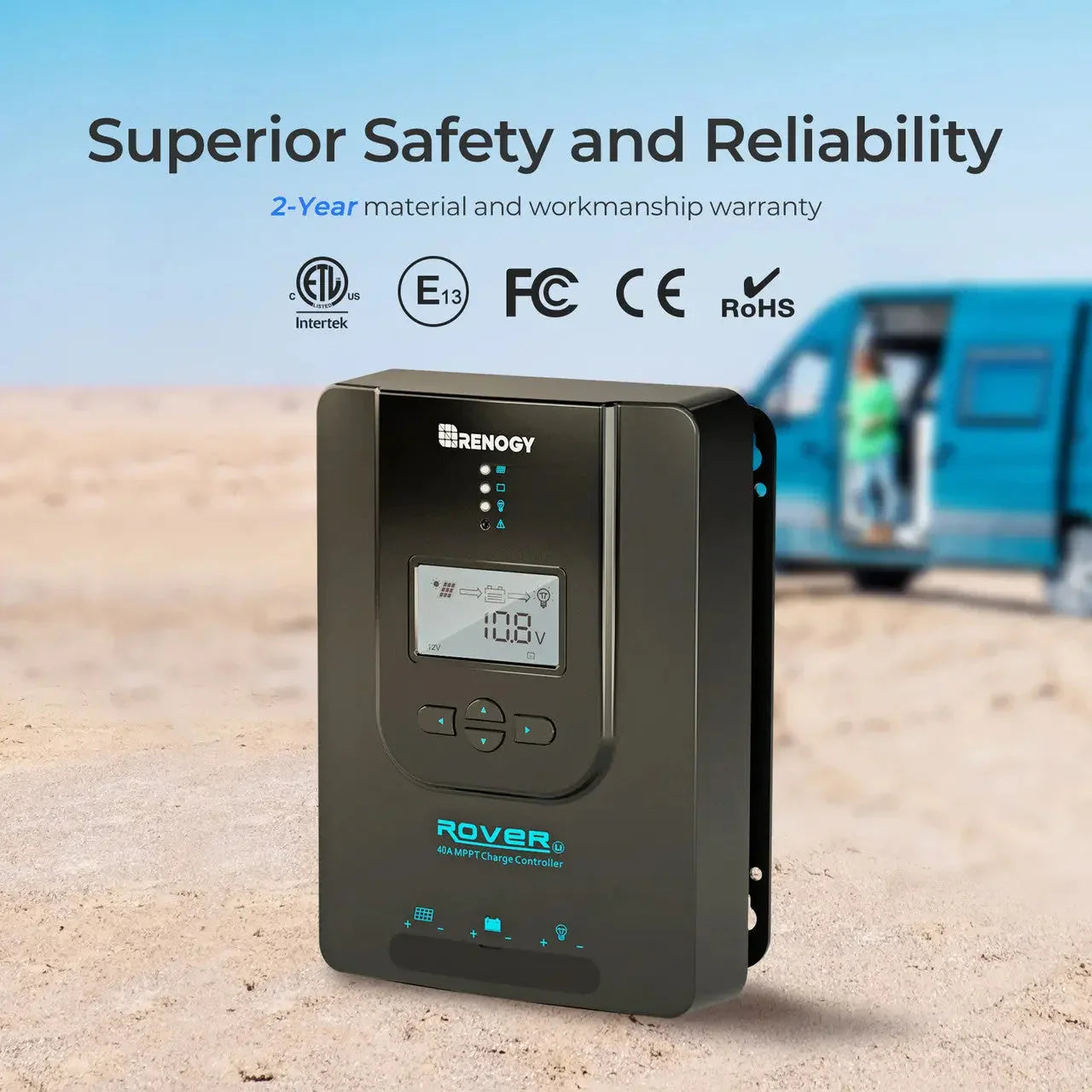 Rover Li 20/30/40/60/100 Amp MPPT Solar Charge Controller - Green Vista Living