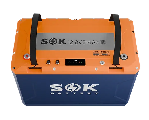 SOK Battery 12V 314Ah Lithium Battery, Built-in heater & Bluetooth, Victron CAN Comms | SOK Battery - Green Vista Living