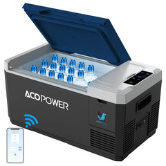 AcoPower LiONCooler Mini Solar Powered Car Fridge Freezer – 19 Quarts - Green Vista Living