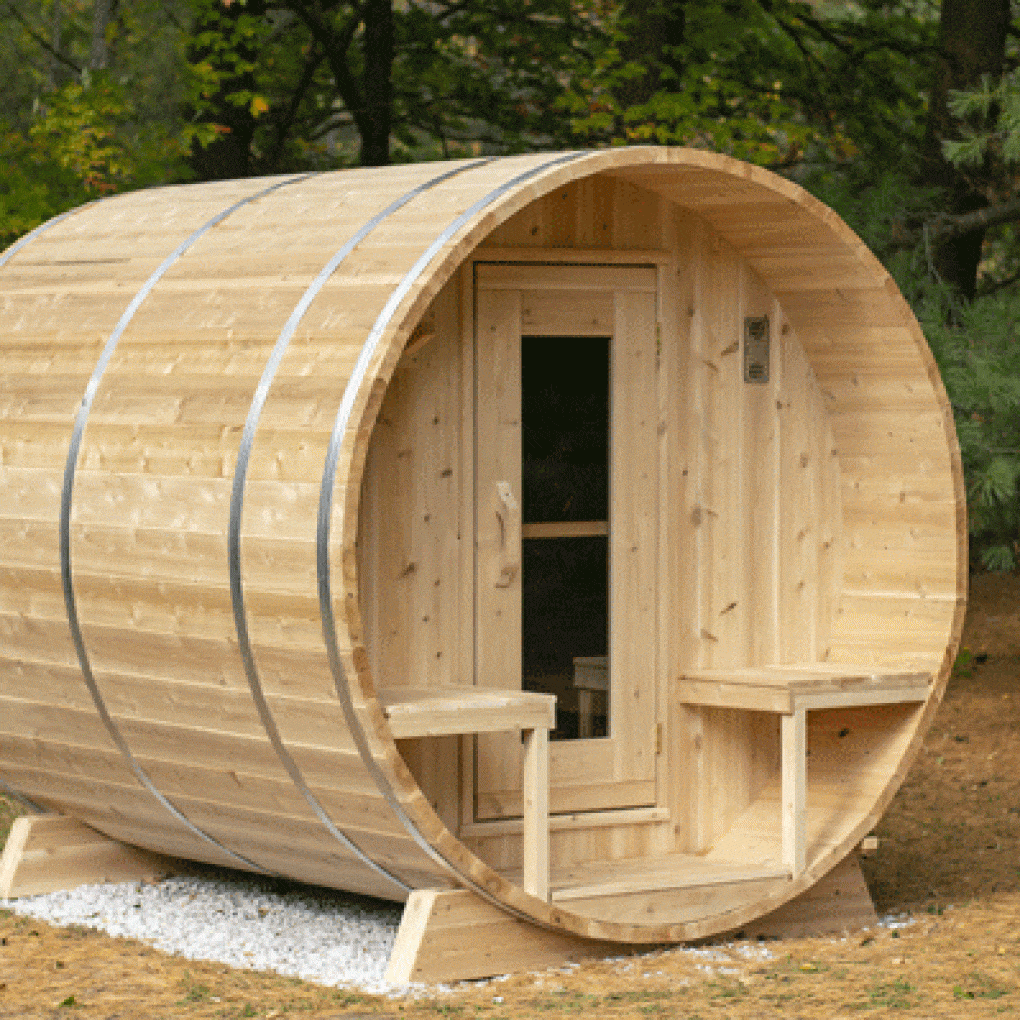 Dundalk Leisurecraft Canadian Timber Serenity Barrel Sauna | 4 Persons - Green Vista Living