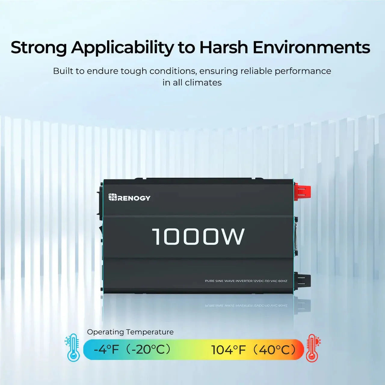 Renogy 1000W 12V Pure Sine Wave Inverter - Green Vista Living