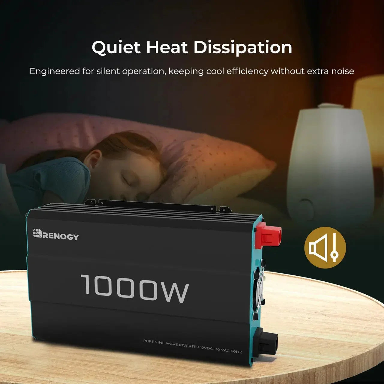 Renogy 1000W 12V Pure Sine Wave Inverter - Green Vista Living