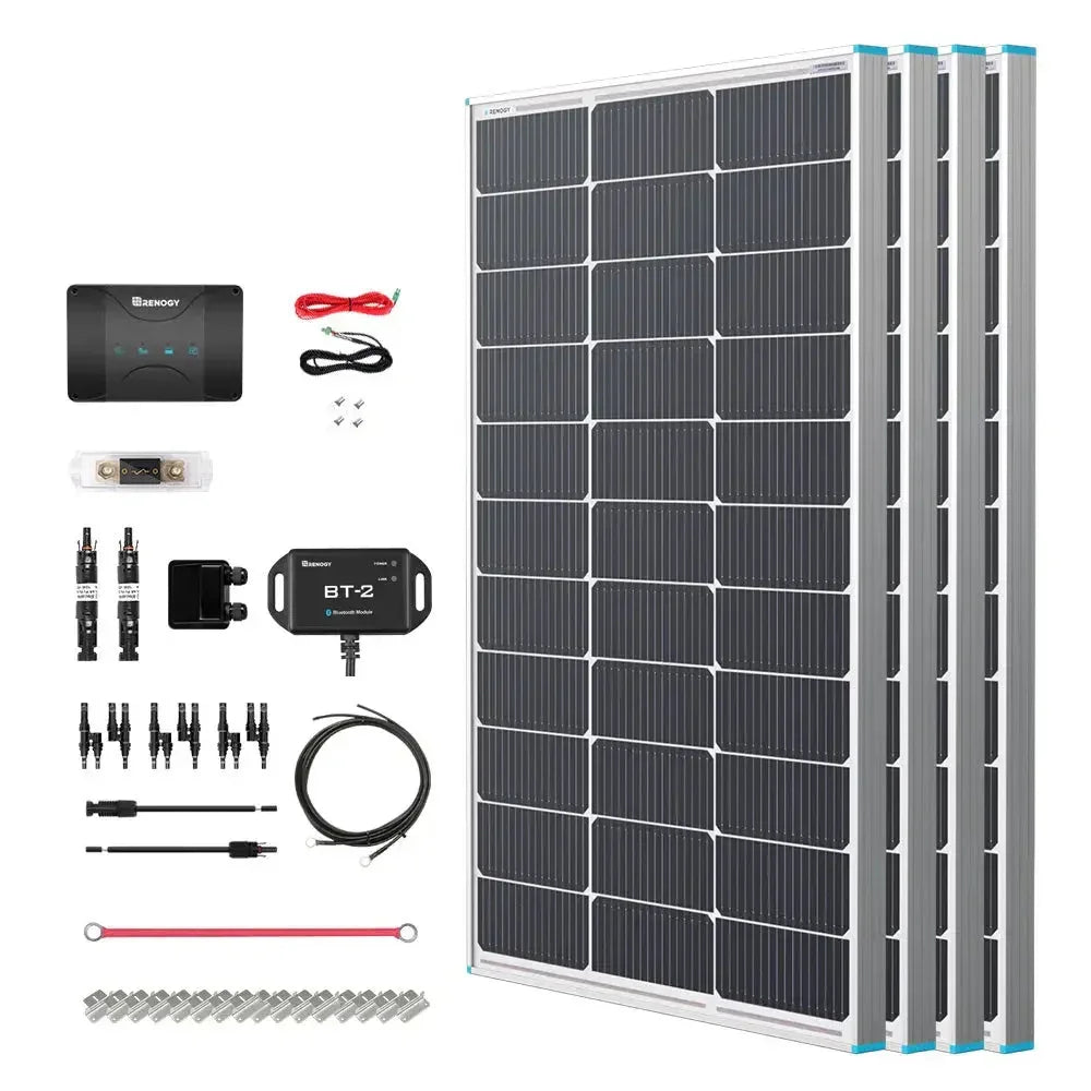Renogy Customizable RV Solar Kit 400W 12V | DC-DC Battery Charger with MPPT - Green Vista Living