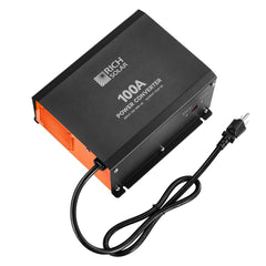 Rich Solar - 100 Amp Power Converter | 100A 120V Battery Charger | Overload, Overheat, Reverse Polarity Protection | Plug and Play - Green Vista Living