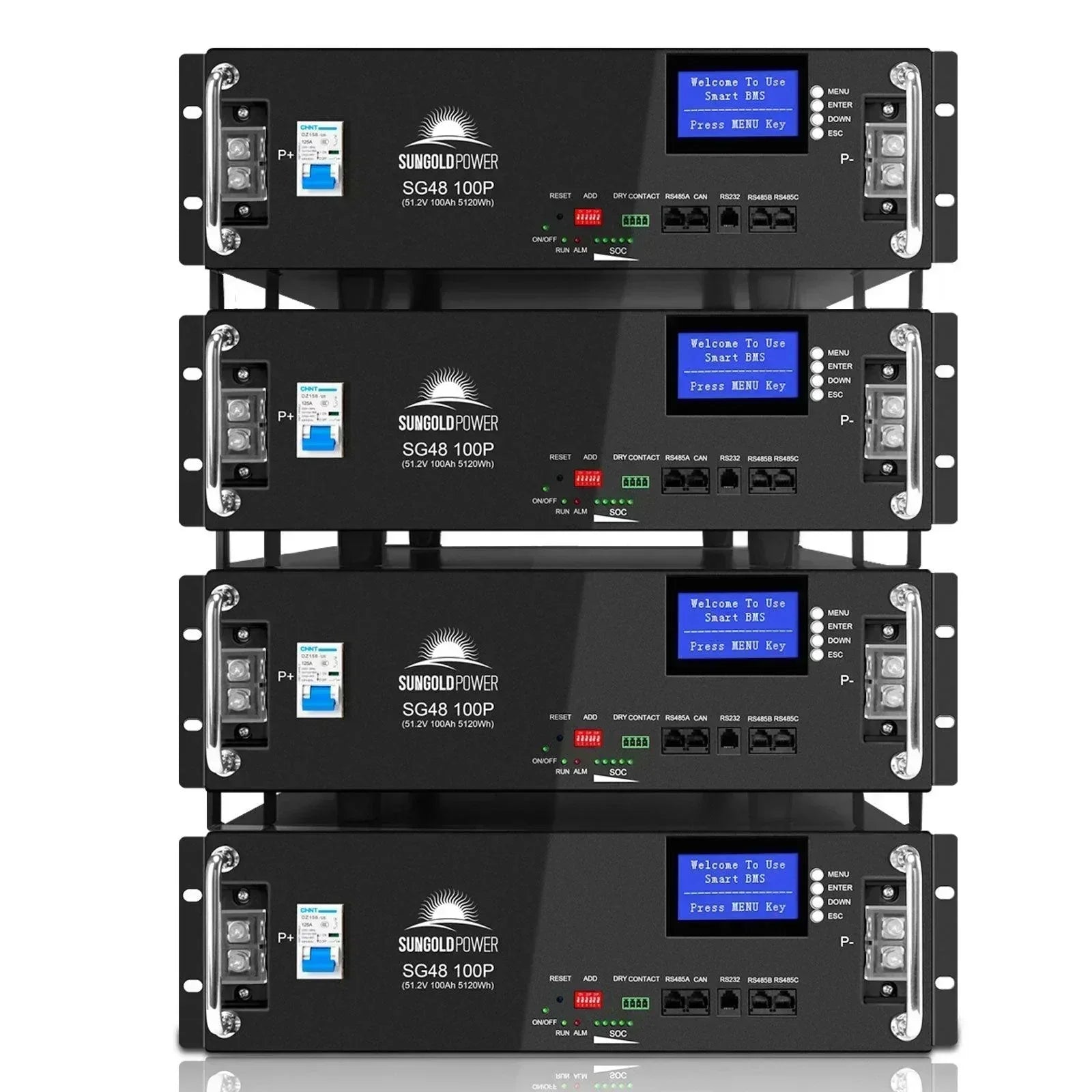 Sungold Power 48V 100AH Server Rack LiFePO4 Lithium Battery SG48100P - Green Vista Living