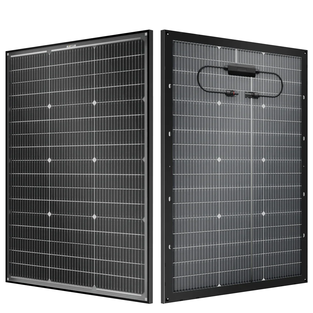 BougeRV 16BB N-Type 12V/24V 100 Watt Bifacial Solar Panel - Green Vista Living