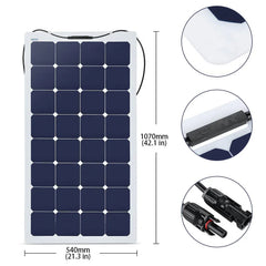 ACOPOWER Flexible Solar Panel Kit + MPPT / PWM Charge Controller - Green Vista Living