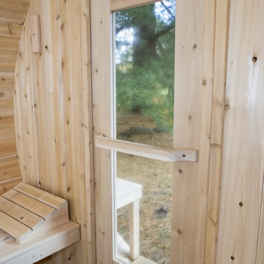 Dundalk Leisurecraft Canadian Timber Serenity Barrel Sauna | 4 Persons - Green Vista Living