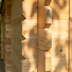 Dundalk Leisurecraft Canadian Timber Georgian Cabin Sauna with Changeroom | 6 Persons - Green Vista Living