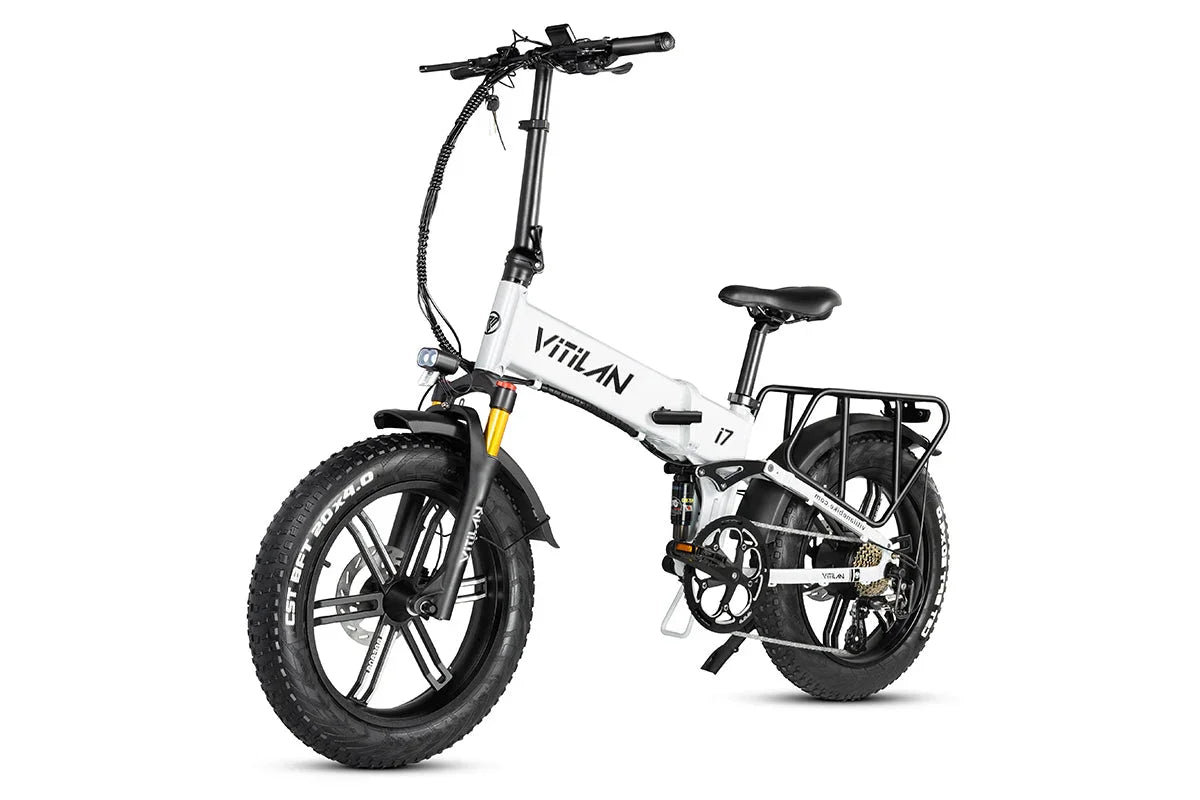 Vitilan I7 Pro Folding Full Suspension Electric Bike - Green Vista Living