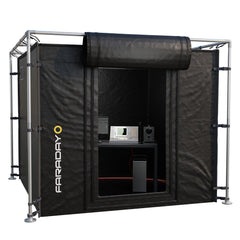 Faraday Defense Tent RF/EMI Shielding Enclosure Room - Black