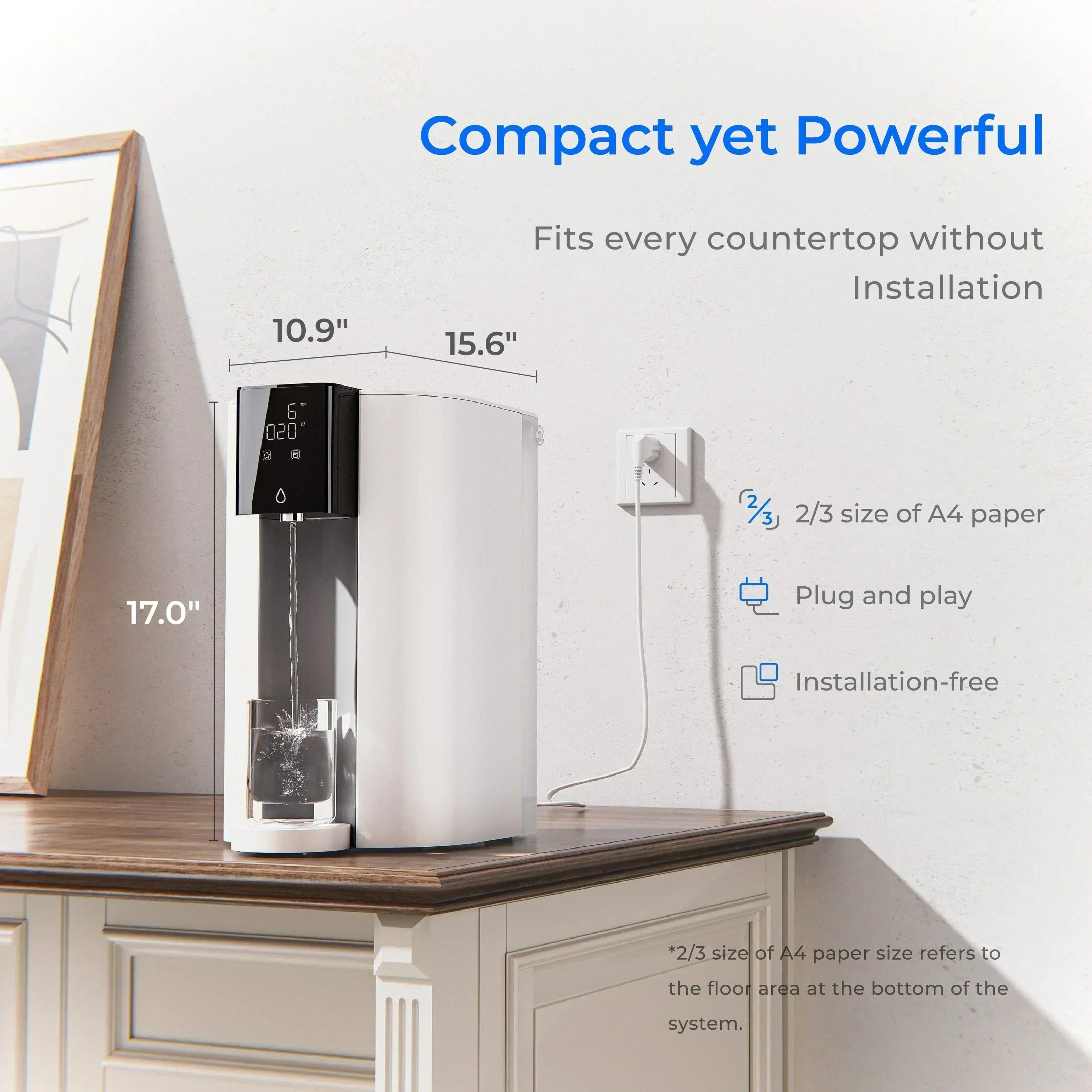 Waterdrop C1H Instant Hot Water Reverse Osmosis System - Green Vista Living