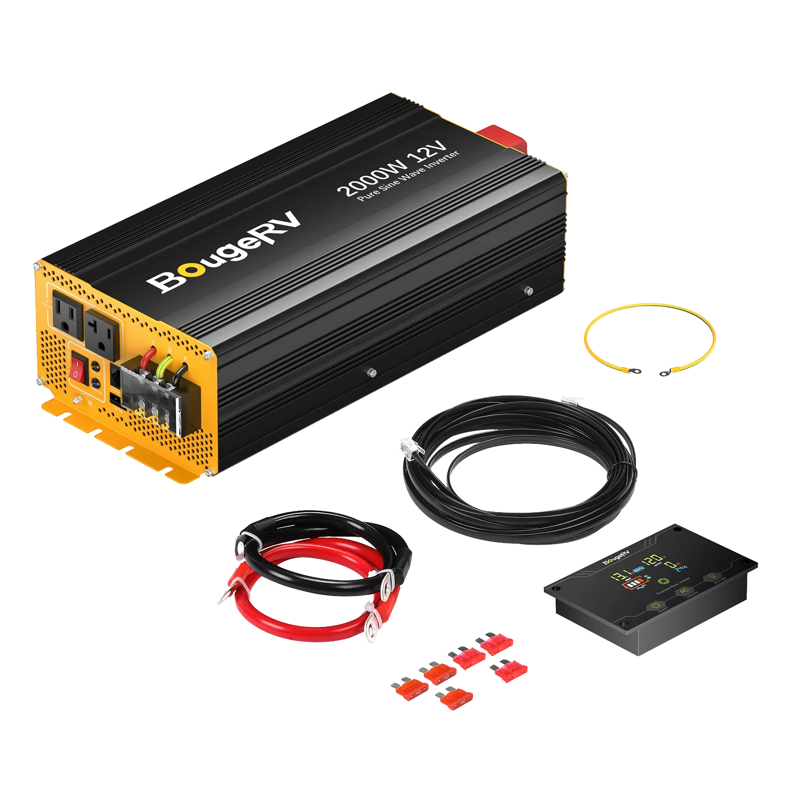 BougeRV 12V 400 Watt Arch Pro Solar System Kit - Green Vista Living