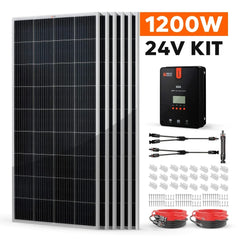 Rich Solar - 1200 Watt Solar Kit - Green Vista Living