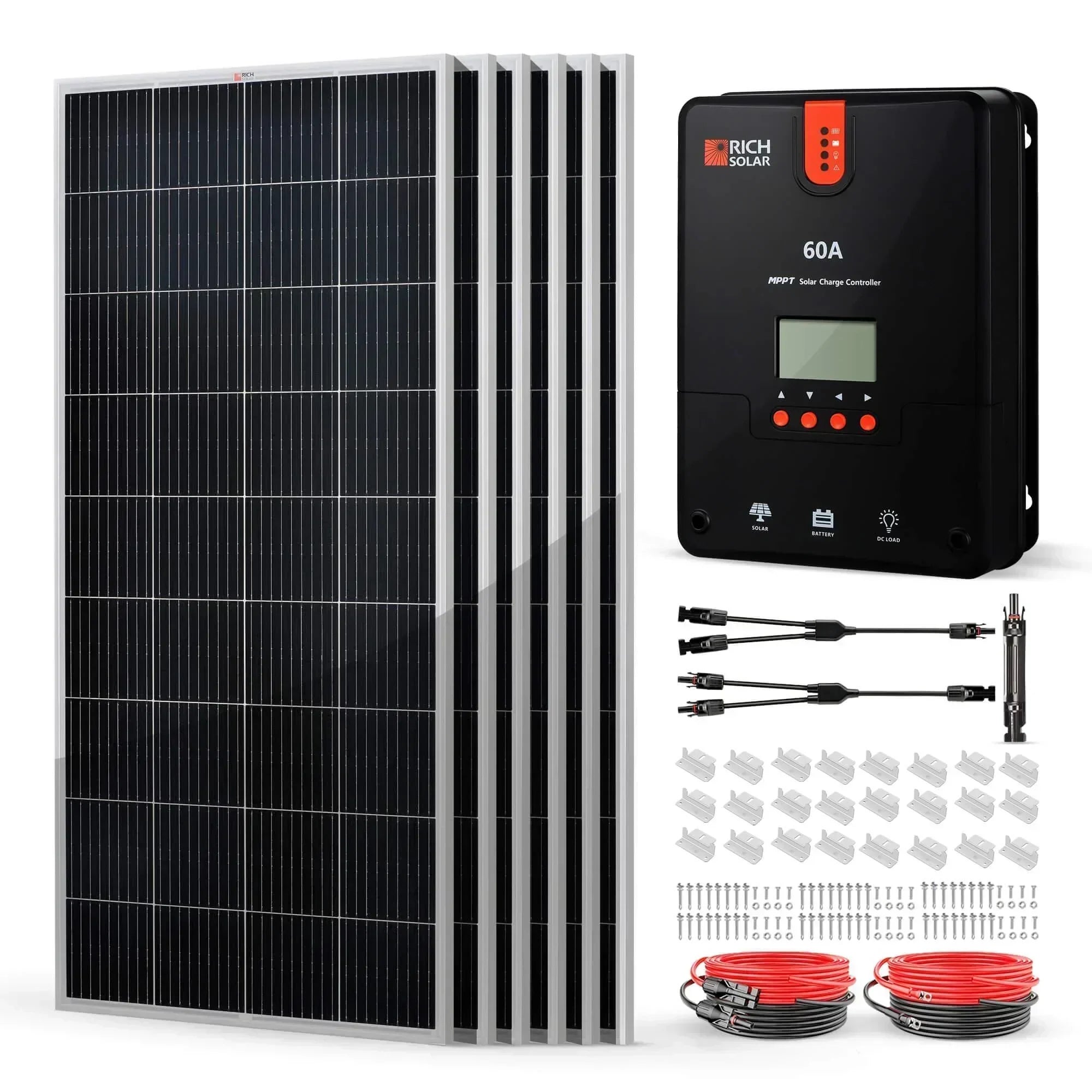 Rich Solar - 1200 Watt Solar Kit - Green Vista Living