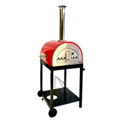 WPPO Traditional 25" Dual Fueled Pizza Oven With Gas Attachment- Wood and Gas Powered - Green Vista Living