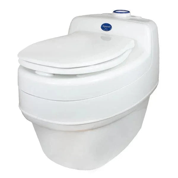 Separett Villa 9215 AC/DC Urine Diverting and Composting Toilet - Green Vista Living