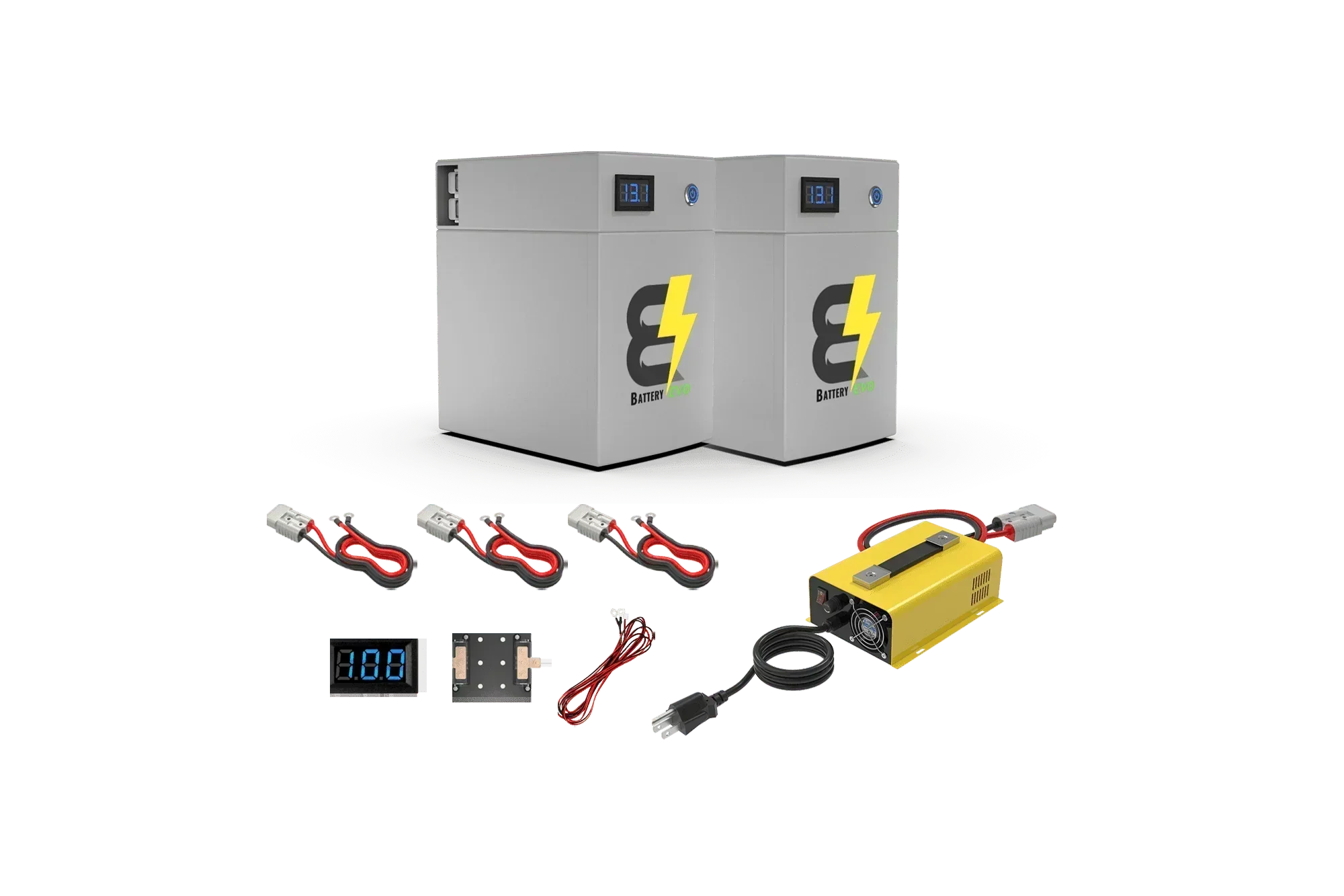 BatteryEVO 12V OWL105 2x Battery Kit (210Ah - 2.7 kWh) - Green Vista Living