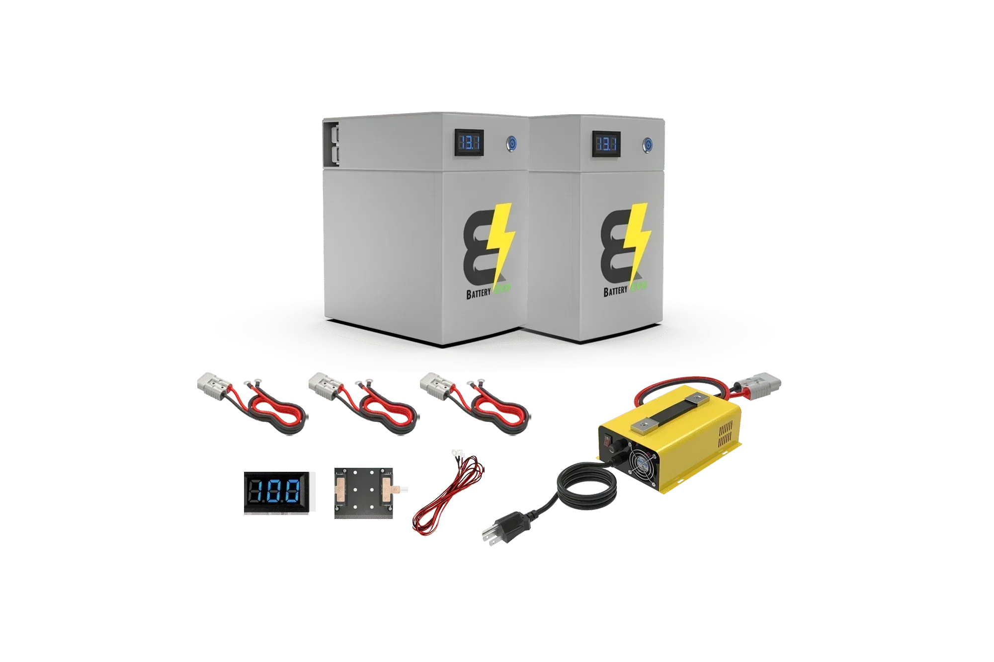 BatteryEVO 12V OWL105 2x Battery Kit (210Ah - 2.7 kWh) - Green Vista Living