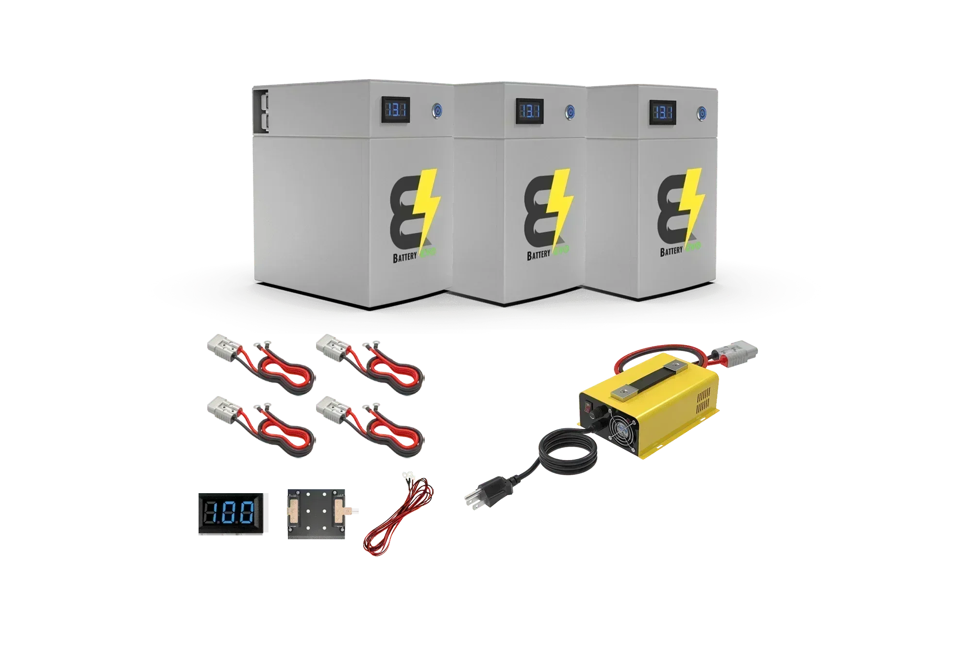 BatteryEVO 12V OWL105 3X Battery Kit (315Ah - 4.05 kWh) - Green Vista Living