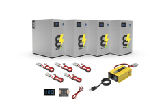BatteryEVO 12V OWL105 4x Battery Kit (420Ah - 5.4 kWh) - Green Vista Living