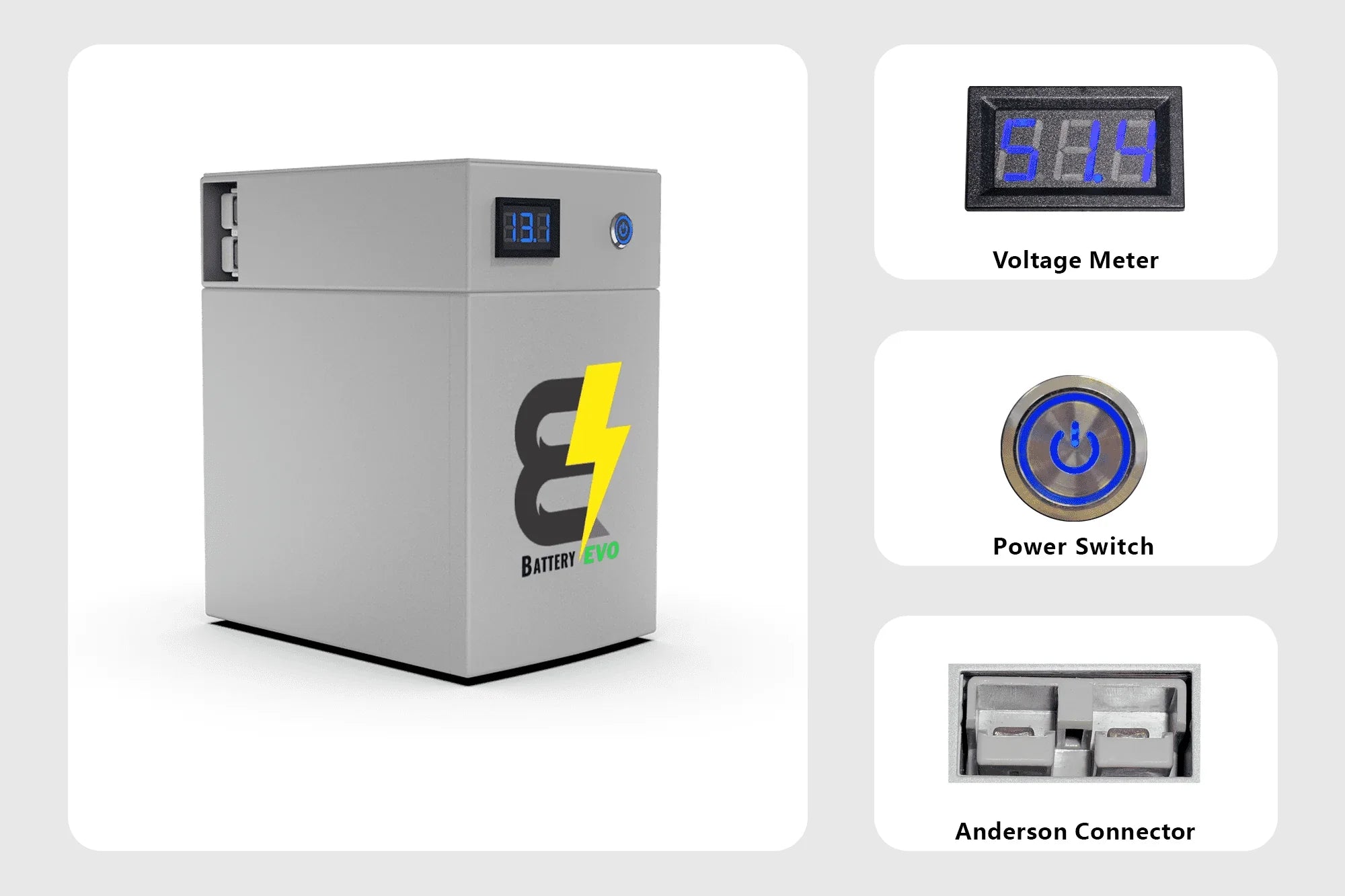 BatteryEVO 12V OWL105 Battery (105Ah - 1.35 kWh) - Green Vista Living