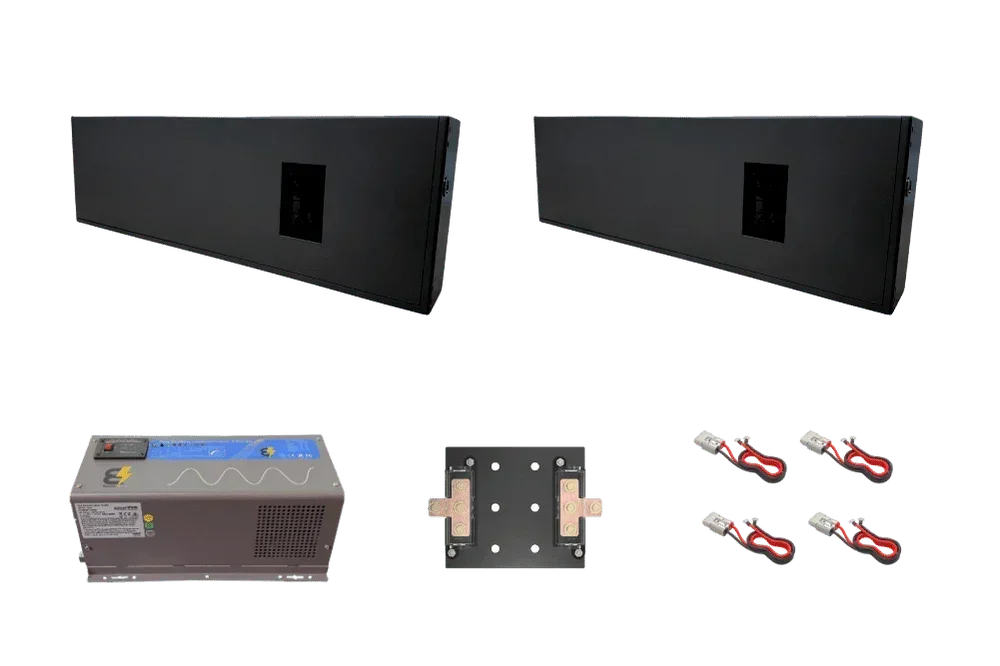 BatteryEVO 12V Razorback 2X Inverter Kit (460Ah - 6 kWh | 3kW Inverter) - Green Vista Living
