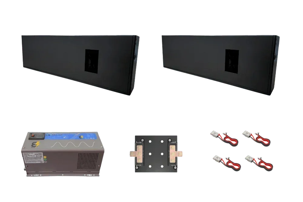 BatteryEVO 12V Razorback 2X Inverter Kit (460Ah - 6 kWh | 3kW Inverter) - Green Vista Living