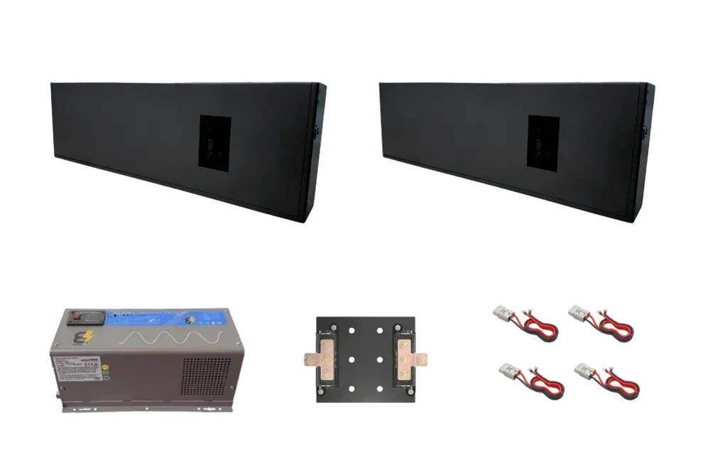 BatteryEVO 12V Razorback 2X Inverter Kit (460Ah - 6 kWh | 3kW Inverter) - Green Vista Living