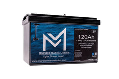12V 120Ah Bluetooth Lithium Deep Cycle Marine Battery MML-12120b (w/ bluetooth) - Green Vista Living
