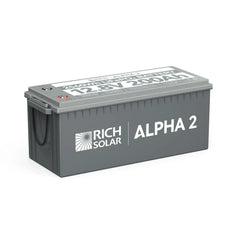 ALPHA 2 | 12V 200Ah LiFePO4 Battery | Powerful 12V Lithium Battery for RVs, Trailers, Vans, Boats, Off-Grid | 5,000 Lifetime Cycles | Bluetooth and Internal Heat Technology - Green Vista Living