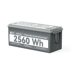 ALPHA 2 | 12V 200Ah LiFePO4 Battery | Powerful 12V Lithium Battery for RVs, Trailers, Vans, Boats, Off-Grid | 5,000 Lifetime Cycles | Bluetooth and Internal Heat Technology - Green Vista Living