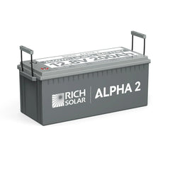 ALPHA 2 | 12V 200Ah LiFePO4 Battery | Powerful 12V Lithium Battery for RVs, Trailers, Vans, Boats, Off-Grid | 5,000 Lifetime Cycles | Bluetooth and Internal Heat Technology - Green Vista Living