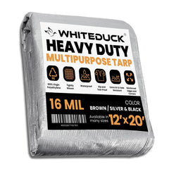 Super Heavy Duty Poly Tarp Cover Thick 16 Mil, 8 oz - Green Vista Living