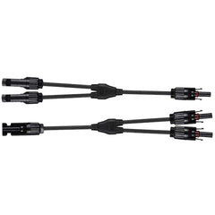 12AWG 1 Pair Solar MC4 Y Parallel Branch Connectors MFF&FMM Pair - Green Vista Living