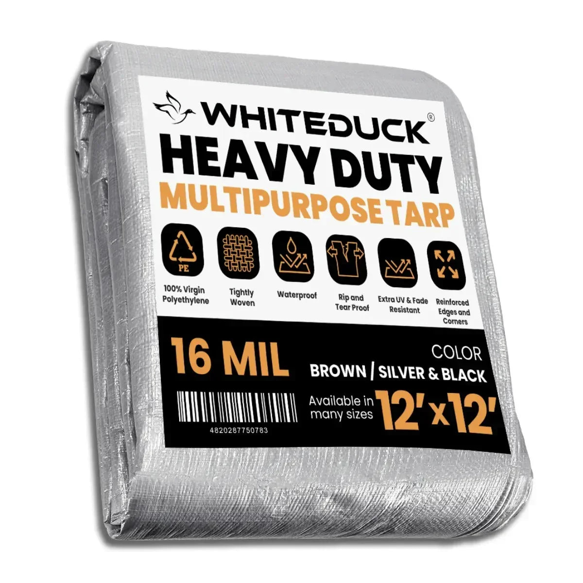 12’ x 12’ Super Heavy Duty Poly Tarp - Green Vista Living